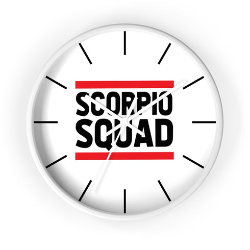 Scorpio Squad Wall clock